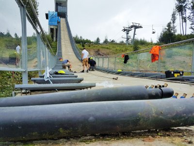 Modernizacja rozbiegu na skoczni im. A. Małysza